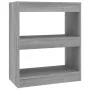 Estantería/divisor de espacios color gris Sonoma 60x30x72 cm de , Librerías y estanterías - Ref: Foro24-813600, Precio: 41,53...