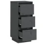 Aparador 2 uds madera maciza de pino gris 32x34x75 cm de , Aparadores - Ref: Foro24-813370, Precio: 100,67 €, Descuento: %