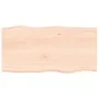 Tablero de mesa madera maciza roble borde natural 100x50x2 cm by , Table tops - Ref: Foro24-363884, Price: 65,85 €, Discount: %