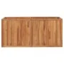 Arriate de madera maciza de teca 150x50x70 cm de , Maceteros y jardineras - Ref: Foro24-48974, Precio: 227,77 €, Descuento: %