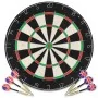 Diana profesional de sisal con 6 dardos y borde de , Juegos de dardos - Ref: Foro24-91460, Precio: 105,17 €, Descuento: %