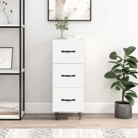Aparador madera de ingeniería blanco 34,5x34x90 cm von , Sideboards - Ref: Foro24-828596, Preis: 66,55 €, Rabatt: %