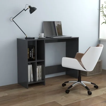 Escritorio notebook madera contrachapada gris 102,5x35x75 cm de , Escritorios - Ref: Foro24-808343, Precio: 68,07 €, Descuent...