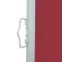 Toldo lateral retráctil para patio rojo 140x500 cm de , Sombrillas - Ref: Foro24-317919, Precio: 81,22 €, Descuento: %