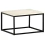 Mesa de centro piedra real textura de mármol blanco 60x60x35 cm by , Coffee table - Ref: Foro24-286439, Price: 87,51 €, Disco...