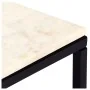 Mesa de centro piedra real textura de mármol blanco 60x60x35 cm by , Coffee table - Ref: Foro24-286439, Price: 87,51 €, Disco...
