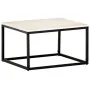 Mesa de centro piedra real textura de mármol blanco 60x60x35 cm by , Coffee table - Ref: Foro24-286439, Price: 87,51 €, Disco...