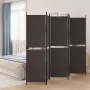 Biombo divisor de 5 paneles de tela marrón 250x180 cm de , Divisores de ambientes - Ref: Foro24-350219, Precio: 56,56 €, Desc...