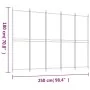 Biombo divisor de 5 paneles de tela marrón 250x180 cm de , Divisores de ambientes - Ref: Foro24-350219, Precio: 56,56 €, Desc...