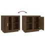 Aparador color marrón roble 80x40x75 cm de , Aparadores - Ref: Foro24-817239, Precio: 85,51 €, Descuento: %