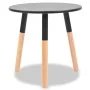 Set de mesas auxiliares 2 unidades madera maciza de pino negro by , Side tables - Ref: Foro24-244735, Price: 67,57 €, Discoun...