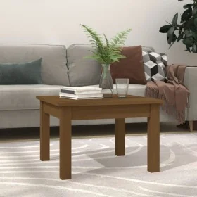 Mesa de centro madera maciza de pino marrón miel 45x45x30 cm von , Couchtisch - Ref: Foro24-814227, Preis: 35,03 €, Rabatt: %