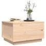 Mesa de centro de madera maciza de pino 60x50x35 cm de , Mesas de centro - Ref: Foro24-813415, Precio: 68,24 €, Descuento: %
