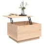Mesa de centro de madera maciza de pino 60x50x35 cm de , Mesas de centro - Ref: Foro24-813415, Precio: 68,24 €, Descuento: %