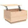 Mesa de centro de madera maciza de pino 60x50x35 cm de , Mesas de centro - Ref: Foro24-813415, Precio: 68,24 €, Descuento: %