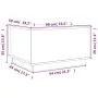 Mesa de centro de madera maciza de pino 60x50x35 cm de , Mesas de centro - Ref: Foro24-813415, Precio: 68,24 €, Descuento: %