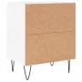 Mesita de noche madera de ingeniería blancp 40x30x50 cm by , Nightstands - Ref: Foro24-826828, Price: 36,61 €, Discount: %
