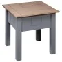 Mesita de noche madera pino estilo Panamá gris 50,5x50,5x52,5cm de , Mesitas de noche - Ref: Foro24-282674, Precio: 44,37 €, ...