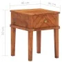 Mesita de noche de madera maciza de acacia 40x40x50 cm by , Nightstands - Ref: Foro24-286575, Price: 104,27 €, Discount: %