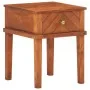 Mesita de noche de madera maciza de acacia 40x40x50 cm by , Nightstands - Ref: Foro24-286575, Price: 104,27 €, Discount: %