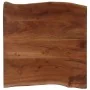 Mesa de centro borde natural madera maciza acacia 60x60x40 cm by , Coffee table - Ref: Foro24-247826, Price: 96,75 €, Discoun...