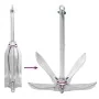 Ancla plegable hierro fundido galvanizado caliente plata 12 kg by , Anchors - Ref: Foro24-94274, Price: 123,58 €, Discount: %