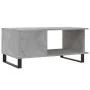 Mesa de centro madera contrachapada gris hormigón 90x50x40 cm by , Coffee table - Ref: Foro24-829512, Price: 61,03 €, Discoun...