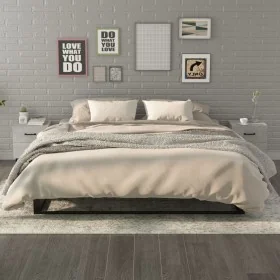 Mesitas de noche 2 unidades gris hormigón 40x35x47,5 cm de , Mesitas de noche - Ref: Foro24-811997, Precio: 83,95 €, Descuent...