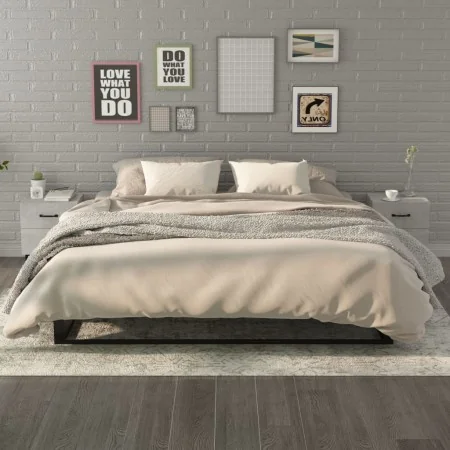 Mesitas de noche 2 unidades gris hormigón 40x35x47,5 cm de , Mesitas de noche - Ref: Foro24-811997, Precio: 83,95 €, Descuent...