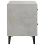 Mesitas de noche 2 unidades gris hormigón 40x35x47,5 cm de , Mesitas de noche - Ref: Foro24-811997, Precio: 83,95 €, Descuent...