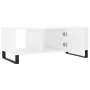 Mesa de centro madera contrachapada blanco brillo 102x50x40 cm by , Coffee table - Ref: Foro24-829326, Price: 59,60 €, Discou...