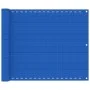 Toldo para balcón HDPE azul 75x500 cm de , Sombrillas - Ref: Foro24-310982, Precio: 19,24 €, Descuento: %