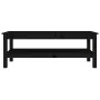 Mesa de centro de madera maciza de pino negro 110x50x40 cm by , Coffee table - Ref: Foro24-814278, Price: 130,72 €, Discount: %