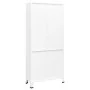 Estantería industrial acero blanco 80x32x180 cm de , Librerías y estanterías - Ref: Foro24-339632, Precio: 155,44 €, Descuent...