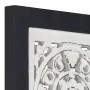 Panel de pared tallado a mano MDF negro y blanco 40x40x1,5 cm de , Recubrimiento de paredes - Ref: Foro24-321656, Precio: 18,...