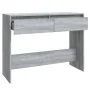 Mesa consola madera de ingeniería gris Sonoma 100x35x76,5 cm by , Side tables - Ref: Foro24-813036, Price: 58,83 €, Discount: %