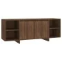 Mueble de TV madera de ingeniería marrón roble 130x35x50 cm de , Muebles TV - Ref: Foro24-813055, Precio: 92,92 €, Descuento: %