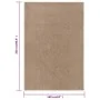 Alfombra de pelo corto marrón 160x230 cm de , Alfombras - Ref: Foro24-340357, Precio: 79,21 €, Descuento: %