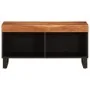 Mueble de TV madera maciza de acacia 85x33x43,5 cm de , Almacenamiento para CD y DVD - Ref: Foro24-352894, Precio: 87,50 €, D...