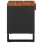 Mueble de TV madera maciza de acacia 85x33x43,5 cm de , Almacenamiento para CD y DVD - Ref: Foro24-352894, Precio: 87,50 €, D...