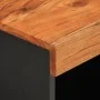 Mueble de TV madera maciza de acacia 85x33x43,5 cm de , Almacenamiento para CD y DVD - Ref: Foro24-352894, Precio: 87,50 €, D...
