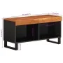 Mueble de TV madera maciza de acacia 85x33x43,5 cm de , Almacenamiento para CD y DVD - Ref: Foro24-352894, Precio: 87,50 €, D...