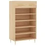 Zapatero madera de ingeniería roble Sonoma 60x35x105 cm de , Armarios y almacenamiento - Ref: Foro24-829599, Precio: 78,73 €,...