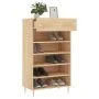Zapatero madera de ingeniería roble Sonoma 60x35x105 cm de , Armarios y almacenamiento - Ref: Foro24-829599, Precio: 78,73 €,...