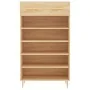 Zapatero madera de ingeniería roble Sonoma 60x35x105 cm de , Armarios y almacenamiento - Ref: Foro24-829599, Precio: 78,73 €,...