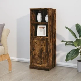 Aparador alto madera contrachapada roble humo 36x35,5x103,5 cm by , Sideboards - Ref: Foro24-816325, Price: 65,51 €, Discount: %