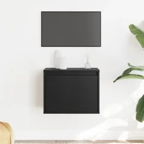 Armario de pared de madera maciza de pino negro 45x30x35 cm by , Shelves and shelves - Ref: Foro24-813443, Price: 46,79 €, Di...