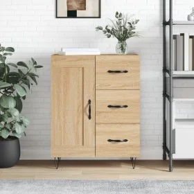 Aparador de madera de ingeniería roble Sonoma 69,5x34x90 cm de , Aparadores - Ref: Foro24-830255, Precio: 92,17 €, Descuento: %
