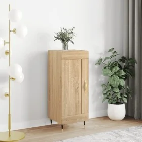 Aparador madera contrachapada color roble Sonoma 34,5x34x90 cm by , Sideboards - Ref: Foro24-830423, Price: 63,42 €, Discount: %