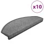 Alfombrillas de escalera 10 unidades gris oscuro 65x24x4 cm de , Alfombrillas para escalones - Ref: Foro24-149753, Precio: 48...